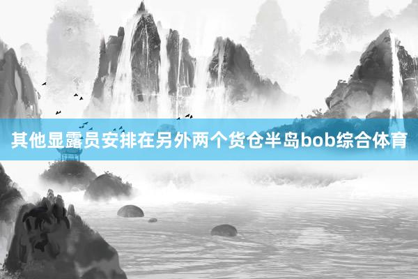 其他显露员安排在另外两个货仓半岛bob综合体育