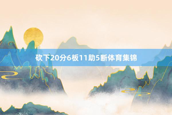 砍下20分6板11助5断体育集锦