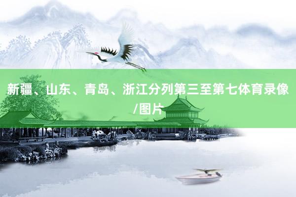 新疆、山东、青岛、浙江分列第三至第七体育录像/图片